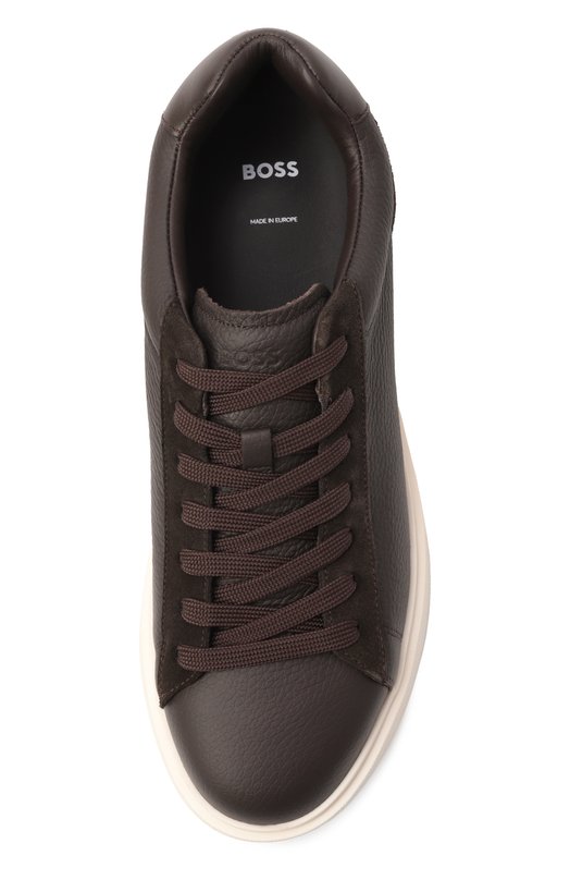 Кожаные кеды Bulton BOSS 50552869 Коричневый  50552869 Фото 6