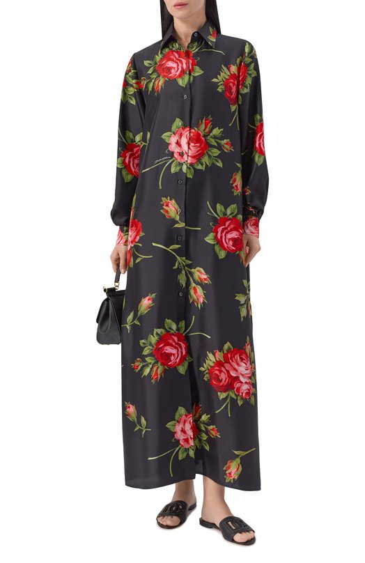 Кожаные шлепанцы Bianca Dolce & Gabbana CQ0436/AY329 Чёрный  CQ0436/AY329 Фото 3