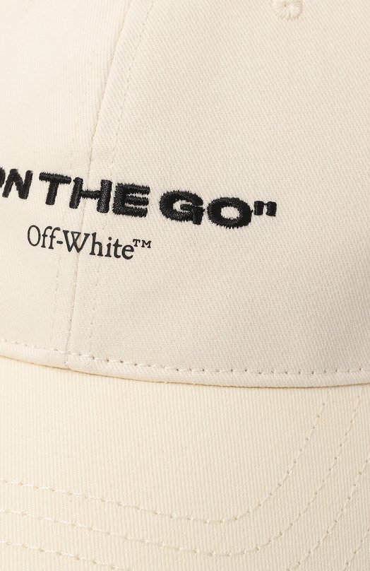 фото Хлопковая бейсболка off-white