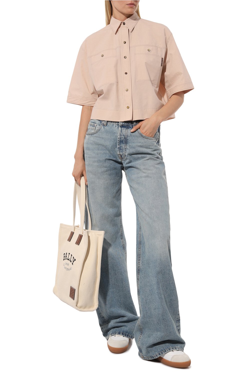 Джинсовая рубашка BRUNELLO CUCINELLI, арт. ML949B1348, фото 2