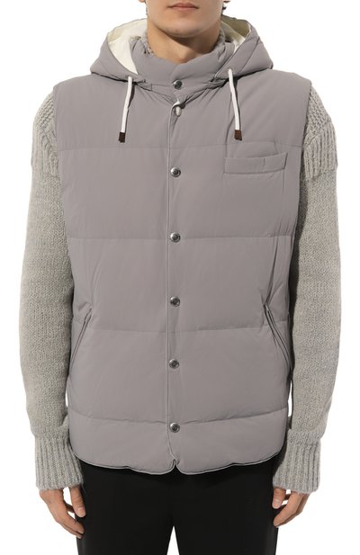 Пуховый жилет BRUNELLO CUCINELLI, арт. MM4031162, фото 3