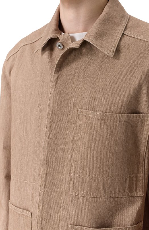 Джинсовая куртка Jil Sander J22SW0089/J45324 Бежевый  J22SW0089/J45324 Фото 5