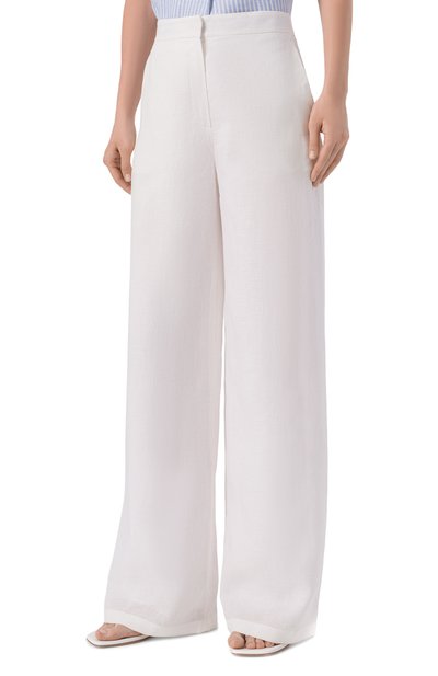 Льняные брюки MAX MARA STUDIO, арт. MSTTAPI0CA, фото 3