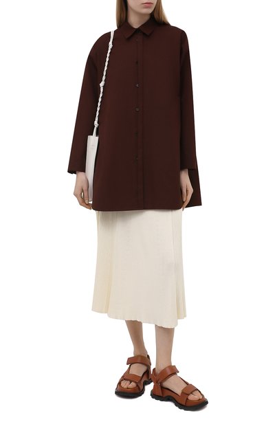 Хлопковая рубашка JIL SANDER, арт. JSWS606905-WS244200, фото 2