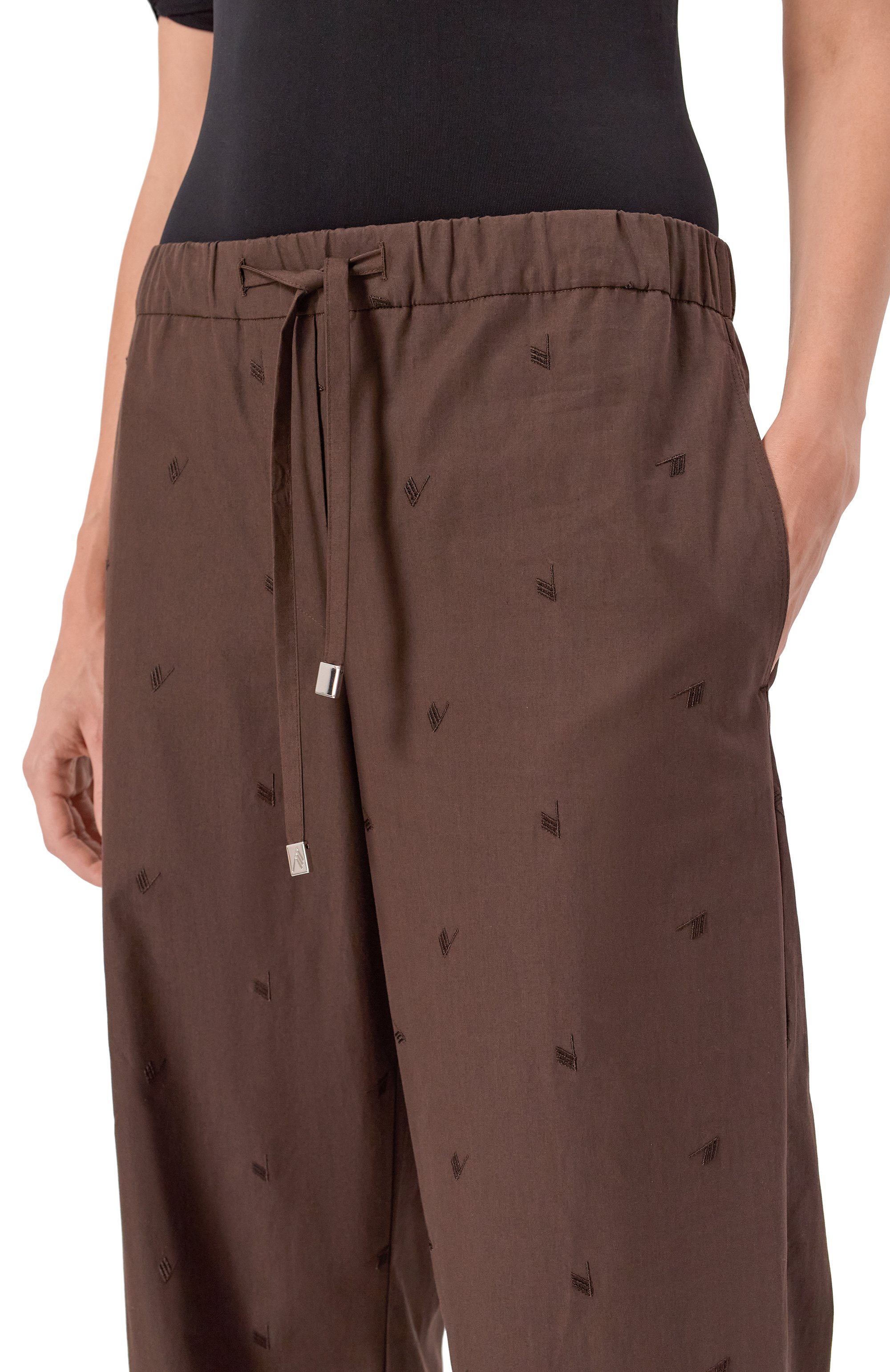 Хлопковые брюки THE ATTICO, арт. 250WCP00263/CCC104MA, фото 5