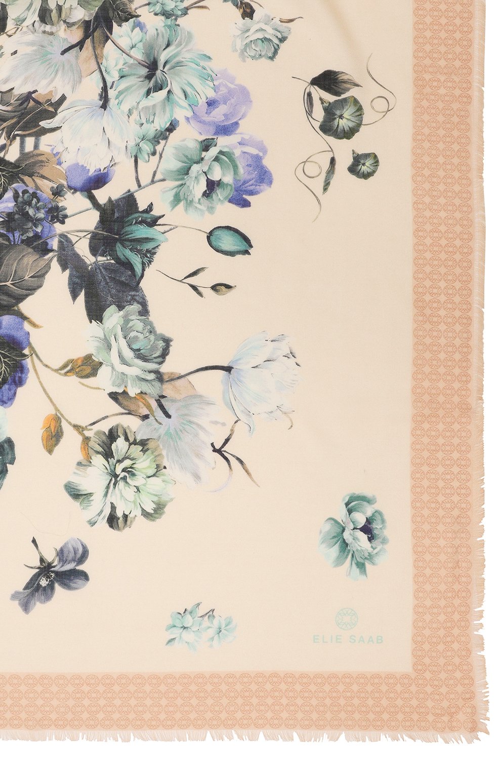Шаль из шелка и шерсти ELIE SAAB, арт. SE1414SS459, фото 4