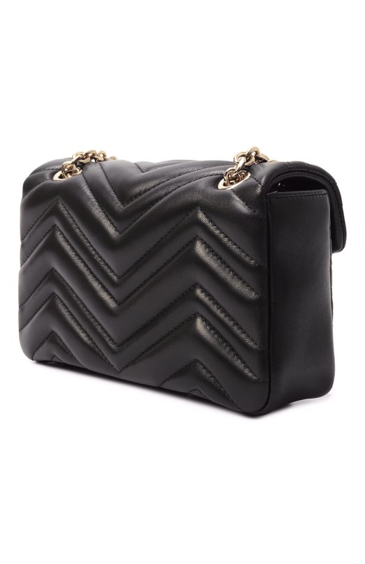 Сумка GG Marmont small Gucci 837280/AAE38 Чёрный  837280/AAE38 Фото 4