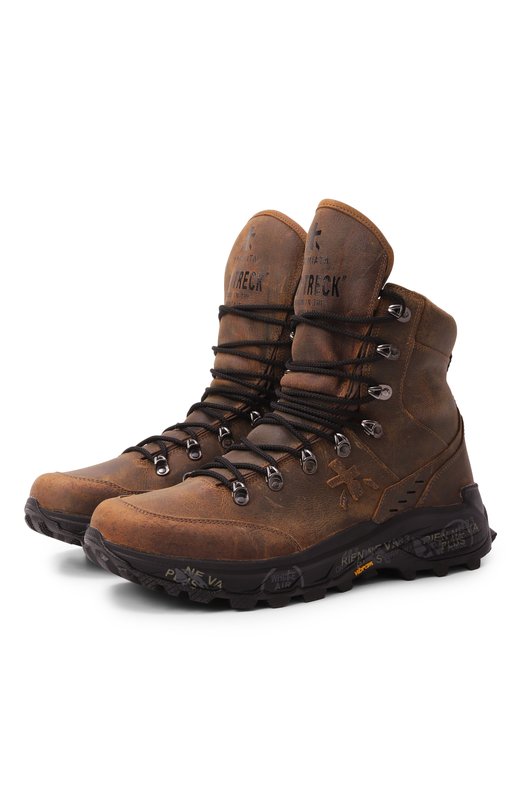 Кожаные ботинки Mid Treck Premiata MIDTRECK/VAR 441 Коричневый MIDTRECK/VAR 441