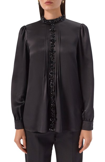 Шелковая блузка DOLCE & GABBANA, арт. F7BA6Z/FU1AU, фото 3