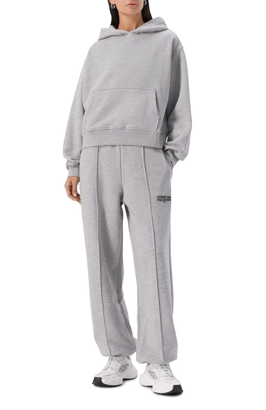 Хлопковое худи Comme des Fuckdown CFABW01373 Серый  CFABW01373 Фото 2