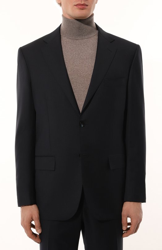 Шерстяной костюм Kiton UA81K0127003 Синий  UA81K0127003 Фото 4