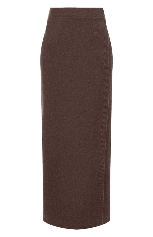 Юбка из шерсти и вискозы Gran Sasso 57244/12848 Коричневый 57244/12848