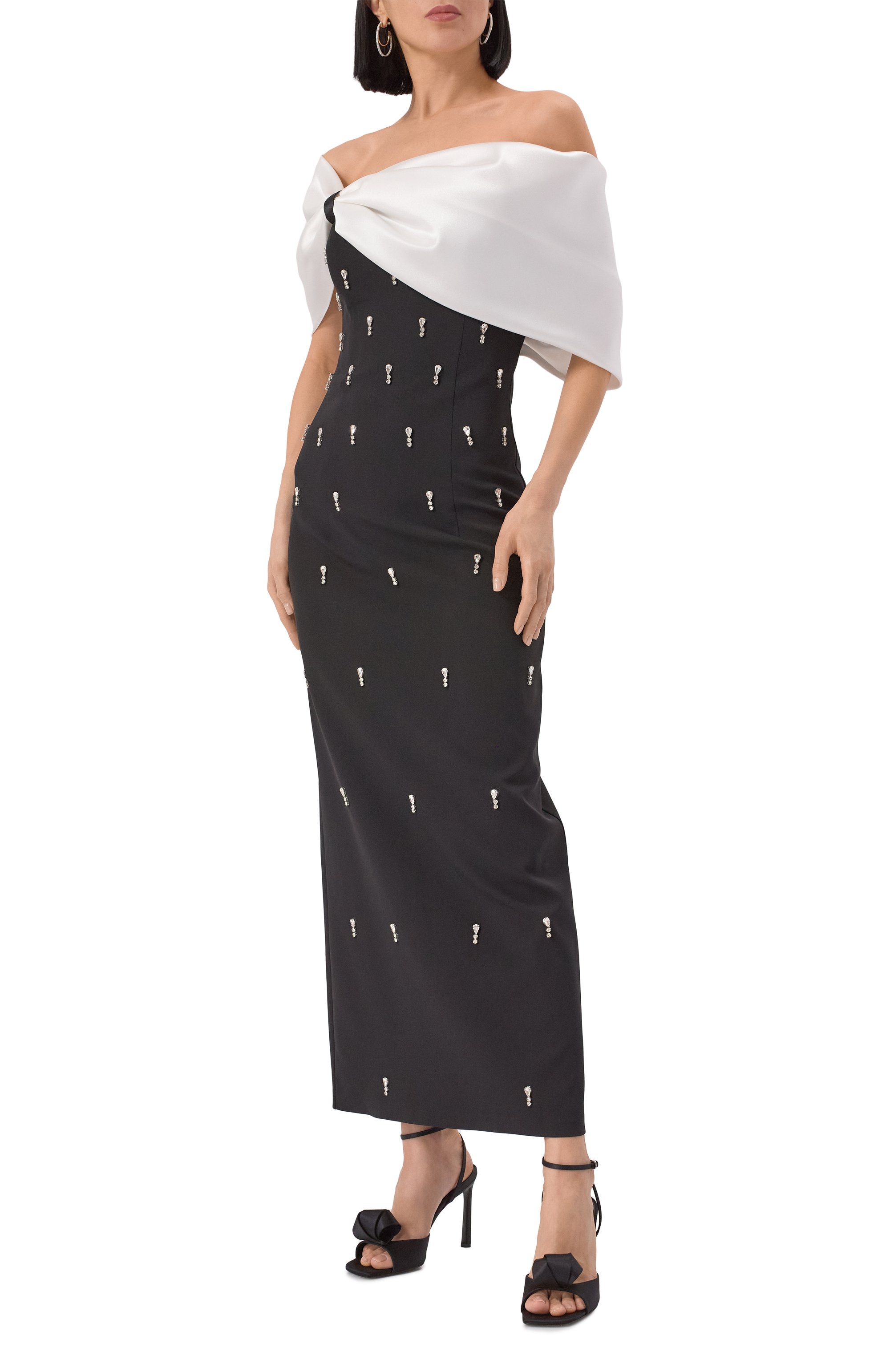 Платье с отделкой стразами SASHA KIM, арт. УТ-00001742, фото 3