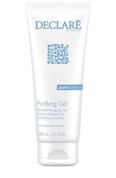 Гель для умывания purifying cleansing gel (200ml) DECLARE бесцветного цвета, арт. 529 | Фото 1 (Материал внутренний: Не назначено; Региональные ограничения белый список (Axapta Mercury): Не проставлено; Нос: Не проставлено; Назначение: Для лица; Тип продукта: Гели; Статус проверки: Проверена категория)