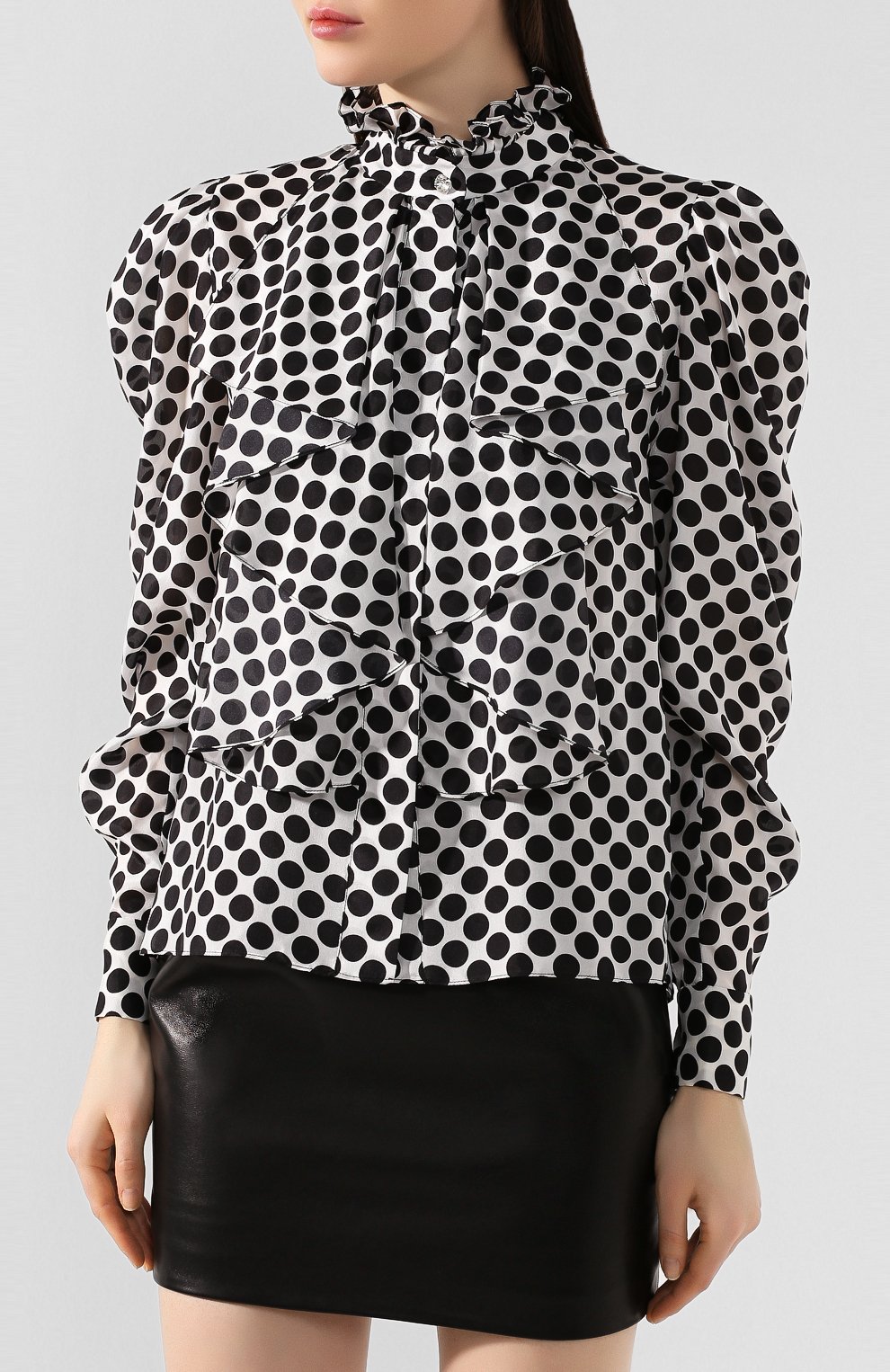 Шелковая блузка ALEXANDRE VAUTHIER, арт. 201SH1203 0201-1222, фото 3