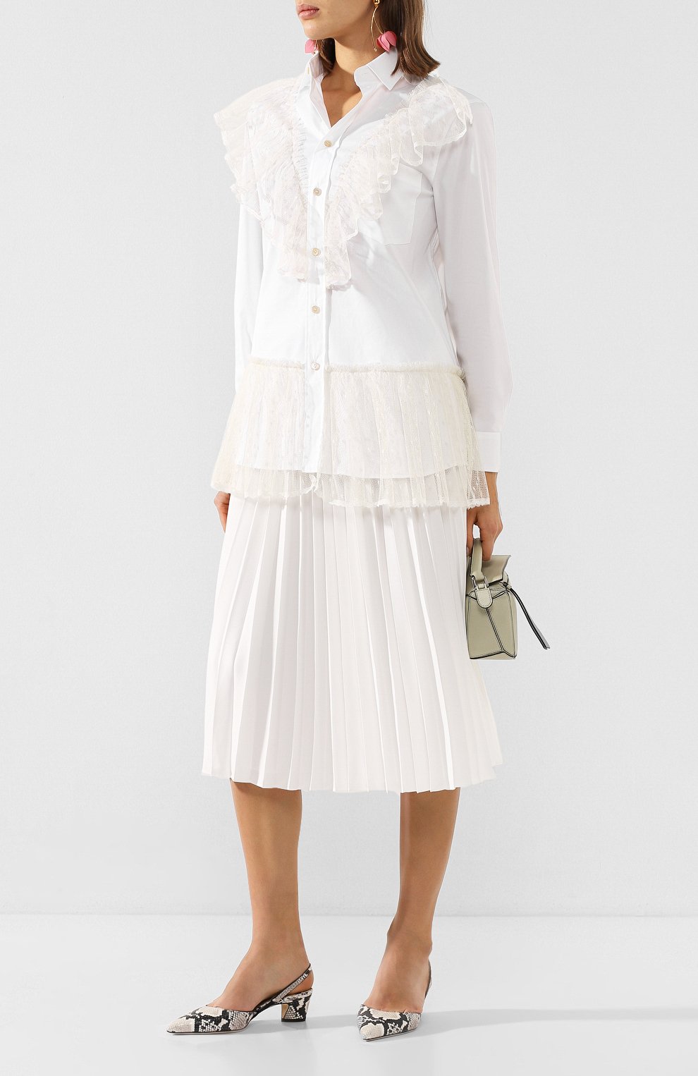 Хлопковая блузка REDVALENTINO, арт. TR0ABD20/50K, фото 2