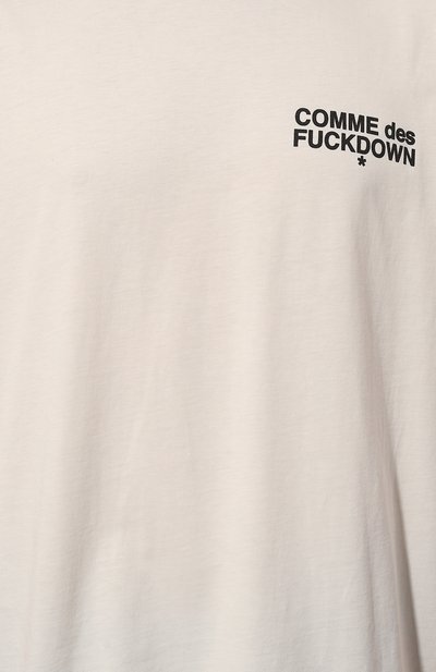 Хлопк�овая футболка COMME DES FUCKDOWN, арт. CFABM01366, фото 5