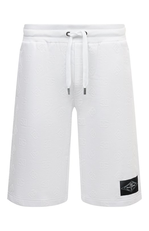 Хлопковые шорты Dolce & Gabbana GP0C6T/G7NWD Белый GP0C6T/G7NWD