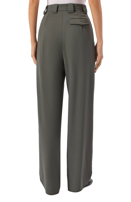 Шерстяные брюки Emporio Armani EW002615/TE10405 Зелёный  EW002615/TE10405 Фото 4