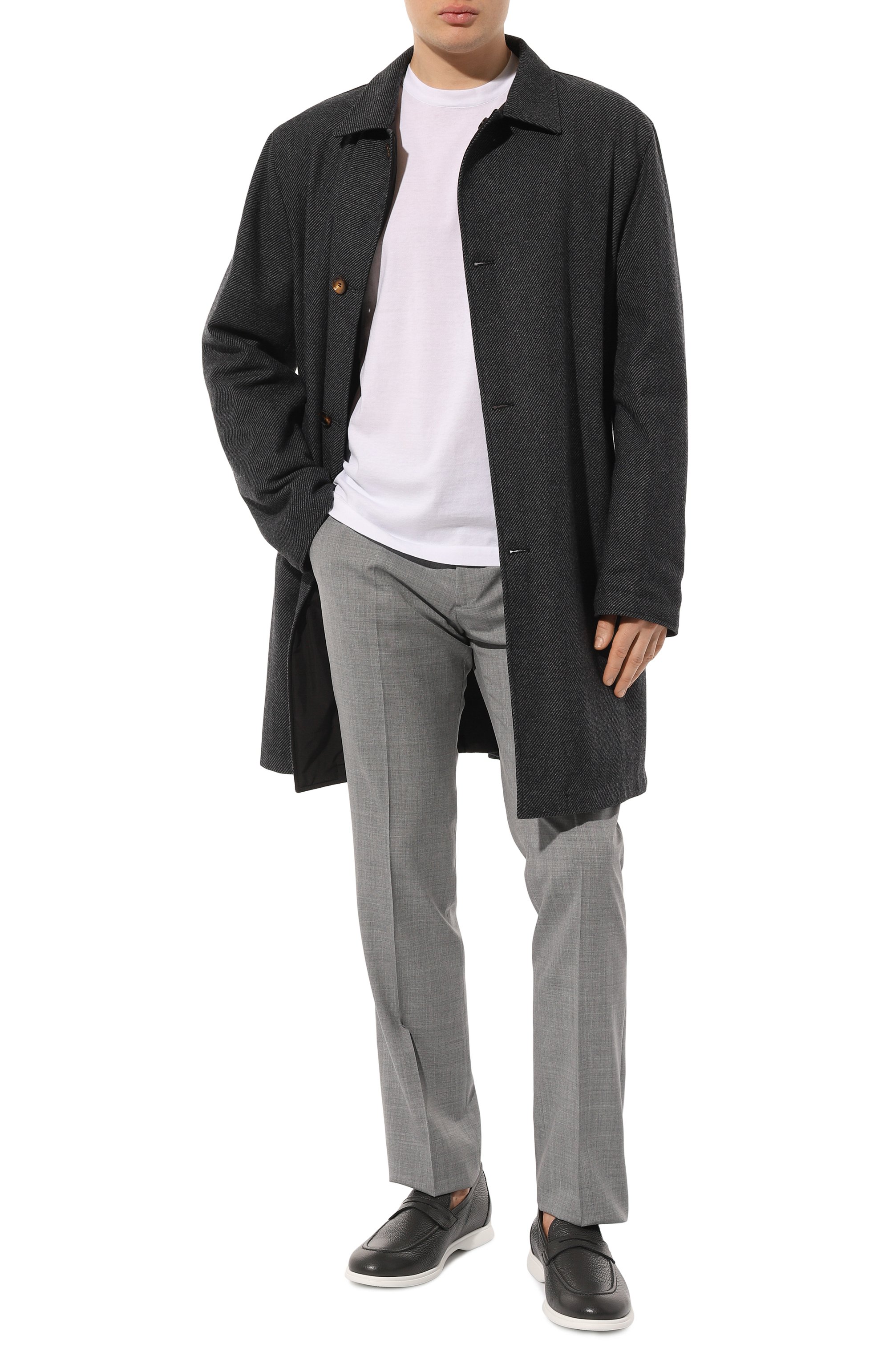 Кожаные пенни-лоферы KITON, арт. USSA075N01073, фото 2