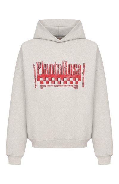Женский хлопковое худи PLANTA ROSA, арт. PR/H/HOT-WHEEL/470VELVET