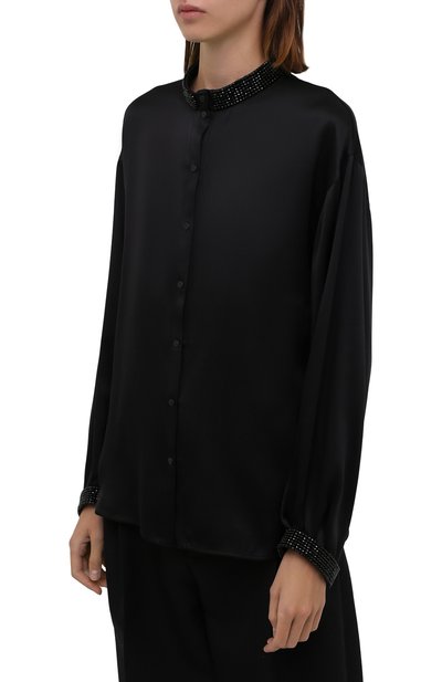 Шелковая блузка GIORGIO ARMANI, арт. 1WHCR01N/T02YR, фото 3