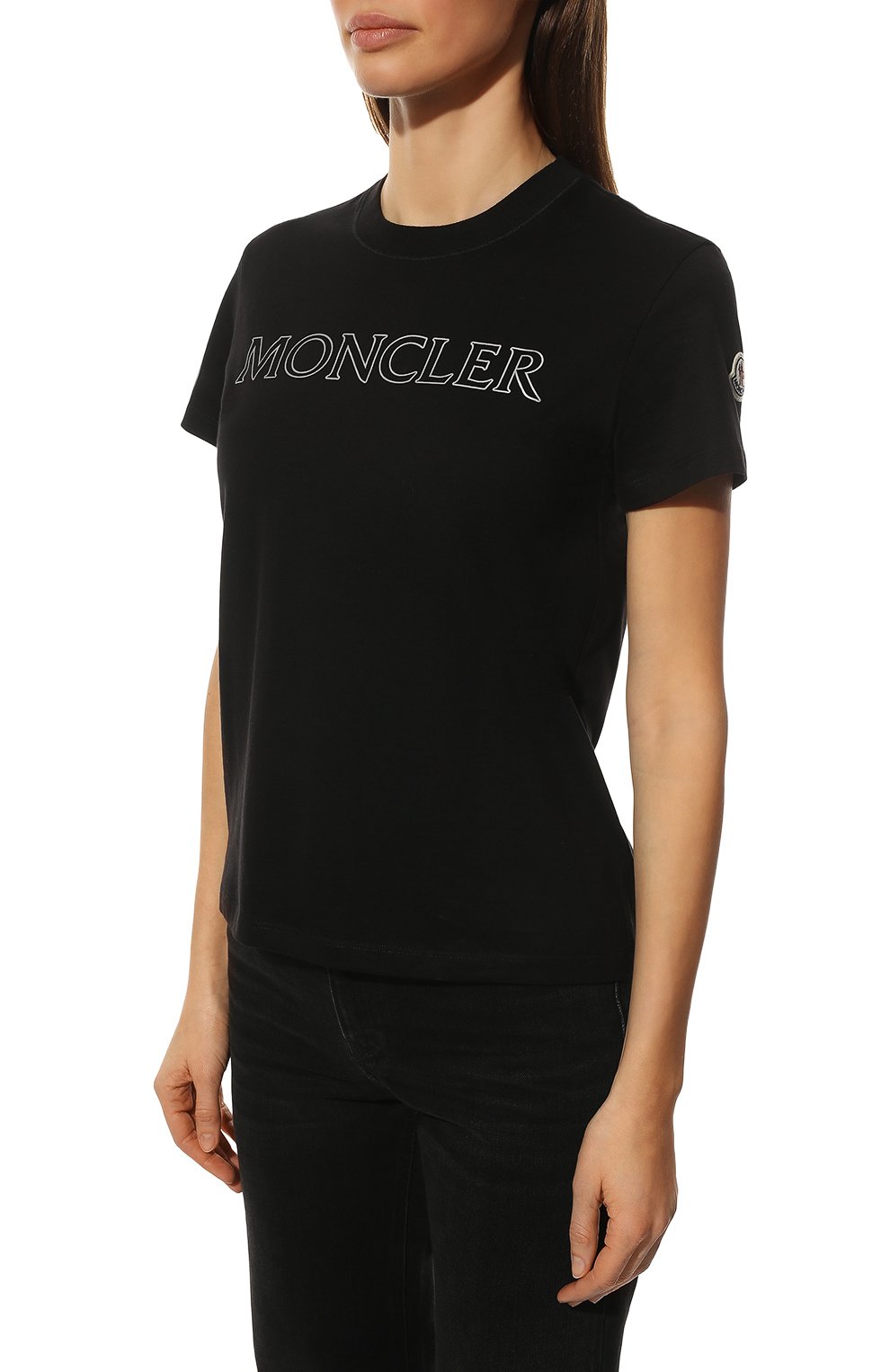 Хлопковая футболка MONCLER, арт. H1-093-8C000-13-829FB, фото 3