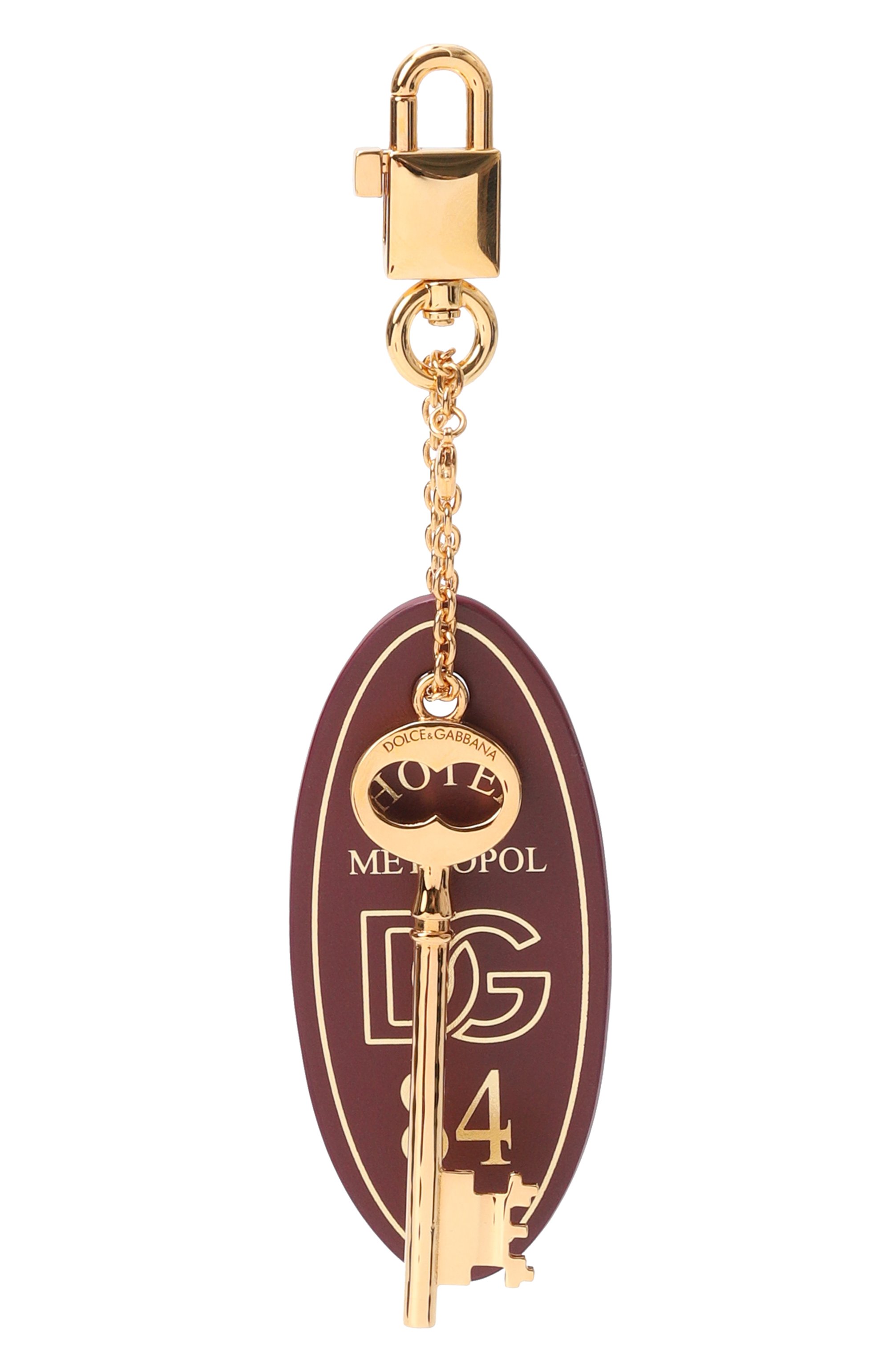 Брелок DOLCE & GABBANA бордового цвета по цене 49950 руб., арт. BI3479/A0500, фото 2 Брелок DOLCE & GABBANA, арт. BI3479/A0500, фото 2