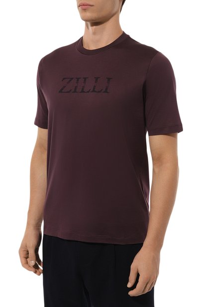 Хлопковая футболка ZILLI, арт. TSR001M0110VZSD00, фото 3