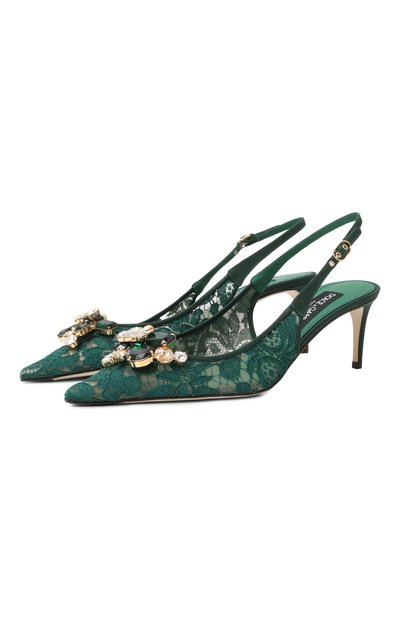 Женские текстильные туфли rainbow 60 DOLCE & GABBANA, арт. CG0711/AQ074