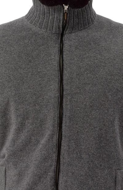 Кашемировый бомбер с подкладкой из бобра KANGRA, арт. 9150/09 02, фото 5