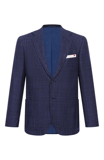 Мужской пиджак из шерсти и кашемира KITON, арт. UG81K01T91
