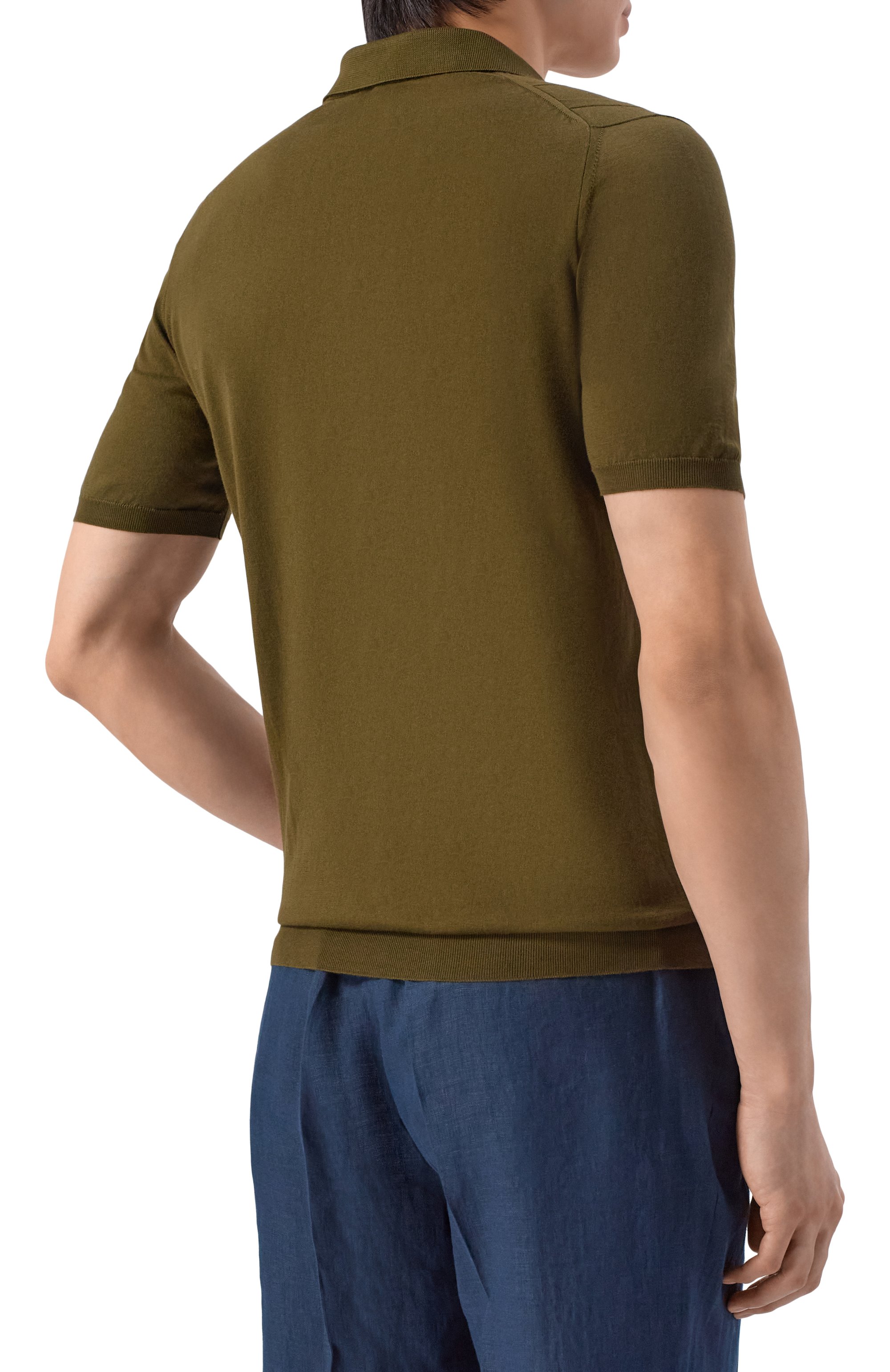 Хлопковое поло KITON, арт. UMK0707, фото 4