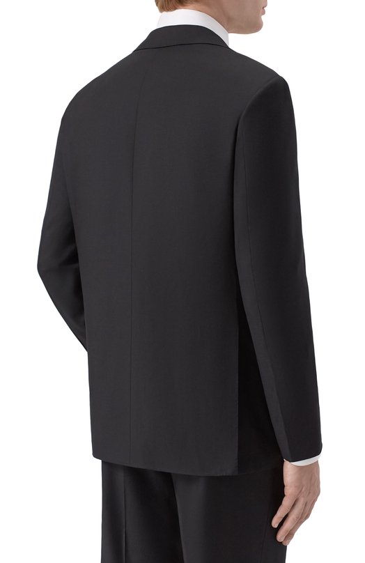 Шерстяной пиджак Kiton UA81K0127021_1 Чёрный  UA81K0127021_1 Фото 4