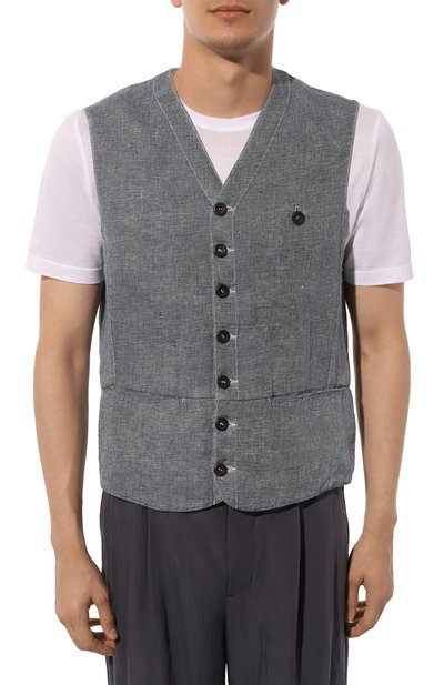 Льняной жилет HANNES ROETHER, арт. WE26SPER.6048, фото 3