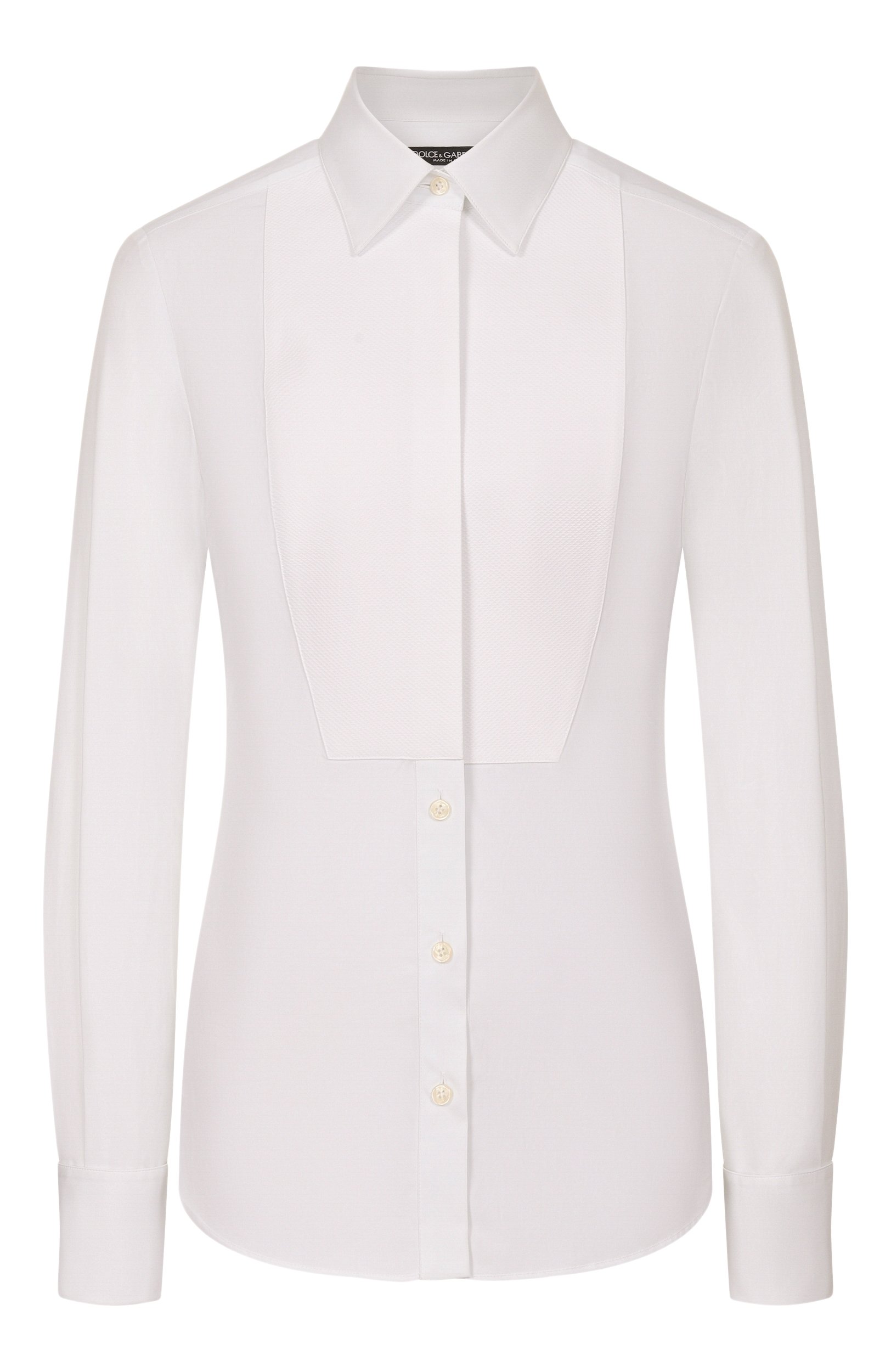 Хлопковая рубашка DOLCE & GABBANA, арт. F5K50T/FUEFM, фото 1