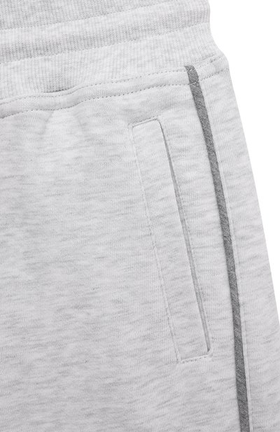 Хлопковые джоггеры BRUNELLO CUCINELLI, арт. B0T35E335B, фото 3