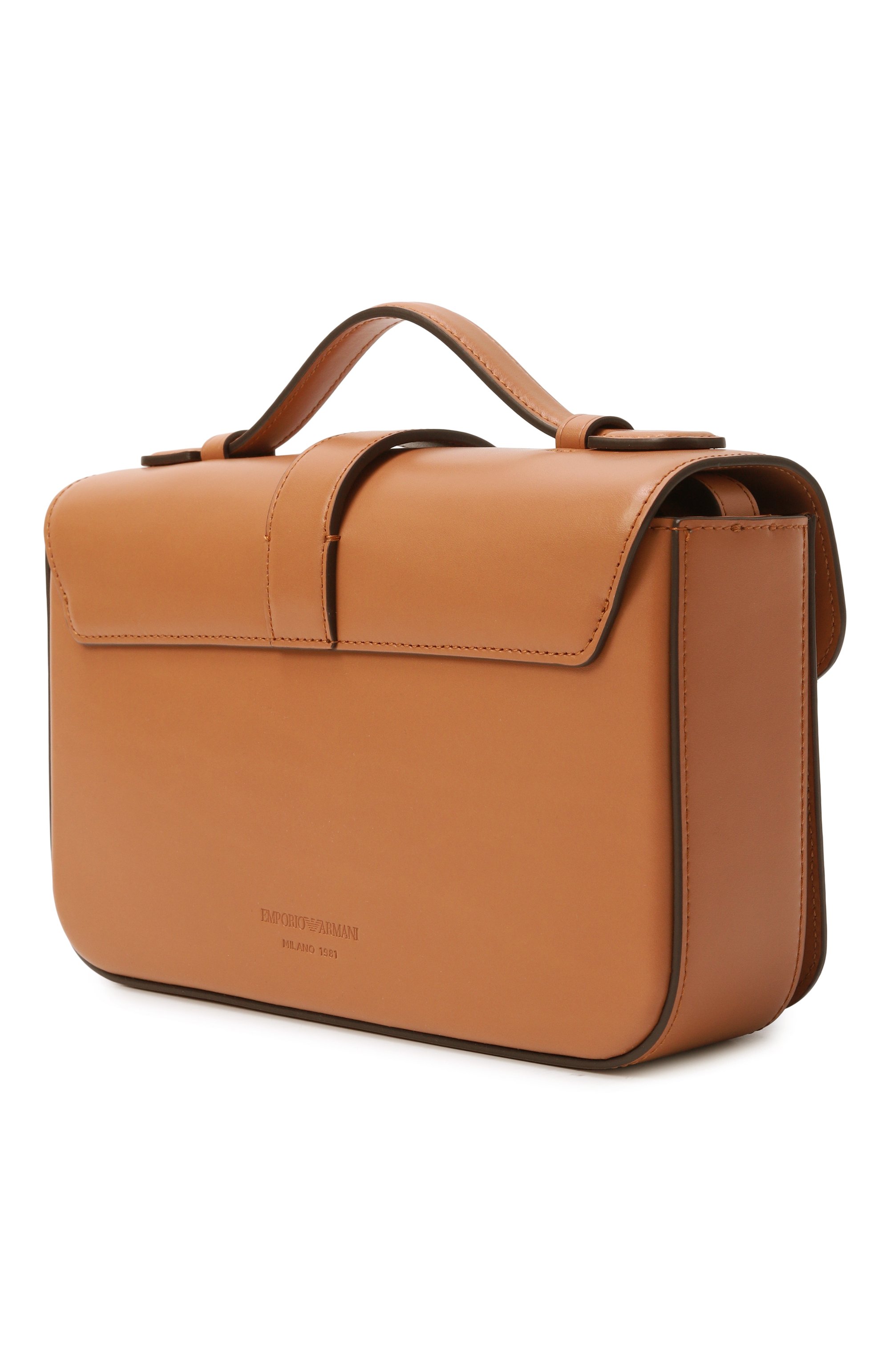 Сумка EMPORIO ARMANI светло-коричневого цвета по цене 68800 руб., арт. EW004419/AF25356, фото 4 Сумка EMPORIO ARMANI, арт. EW004419/AF25356, фото 4