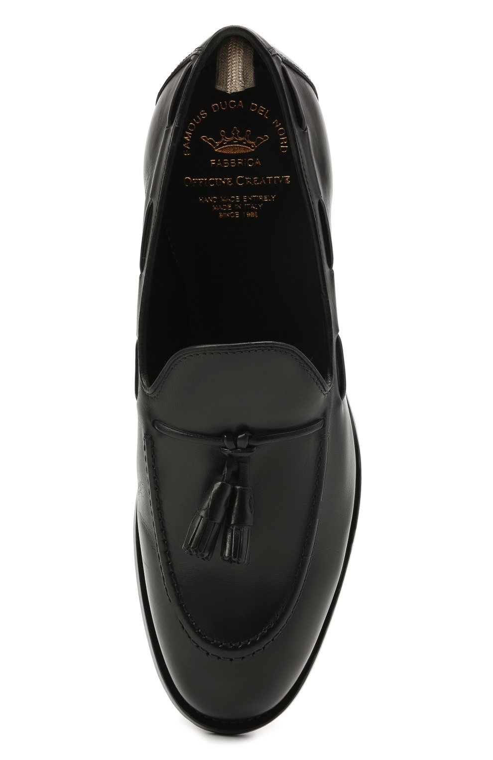 Кожаные лоферы OFFICINE CREATIVE черного цвета по цене 62250 руб., арт. IVY/001/AER0 CANY0N, фото 5 Кожаные лоферы OFFICINE CREATIVE, арт. IVY/001/AER0 CANY0N, фото 5
