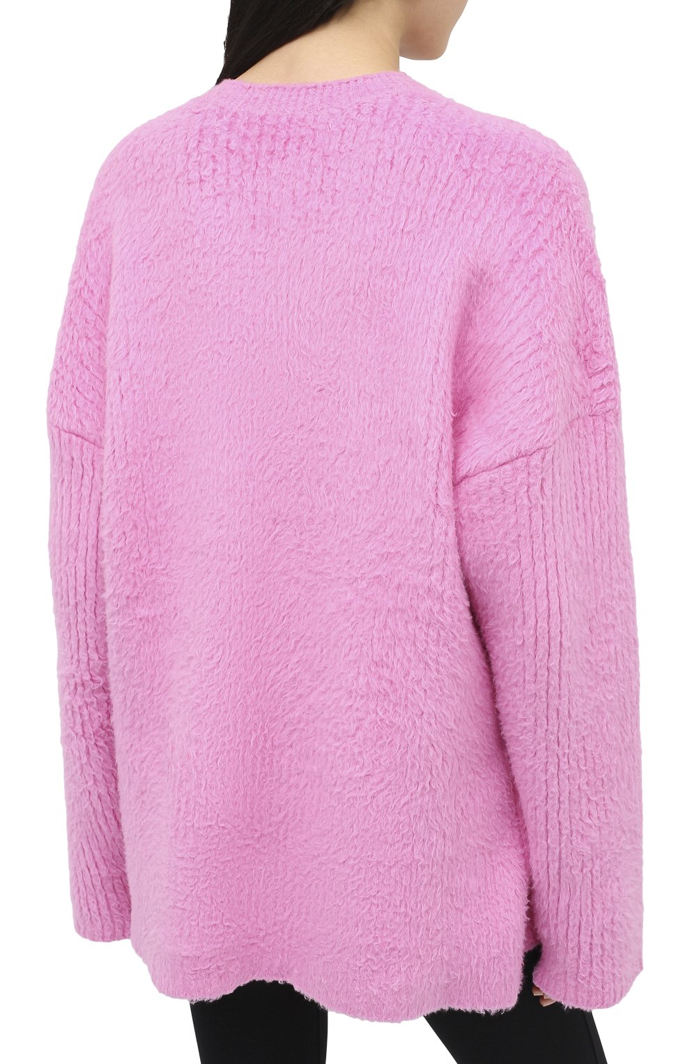 Хлопковый пуловер BALENCIAGA, арт. 628736/T3182, фото 5