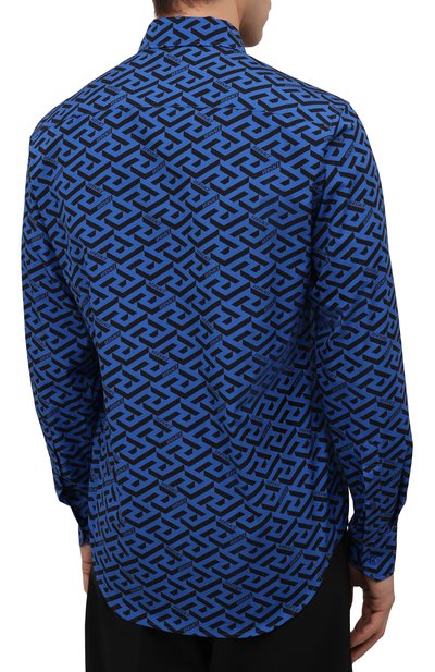 Хлопковая рубашка VERSACE, арт. 1003964/1A02796, фото 4