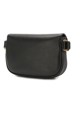 Женская поясная сумка t singola TOD’S черного цвета, арт. XAWTSIM0100R0R | Фото 3 (Материал: Натуральная кожа; Размер: mini; Стили: Классический; Драгоценные камни: Проставлено; Материал сплава: Проставлено)