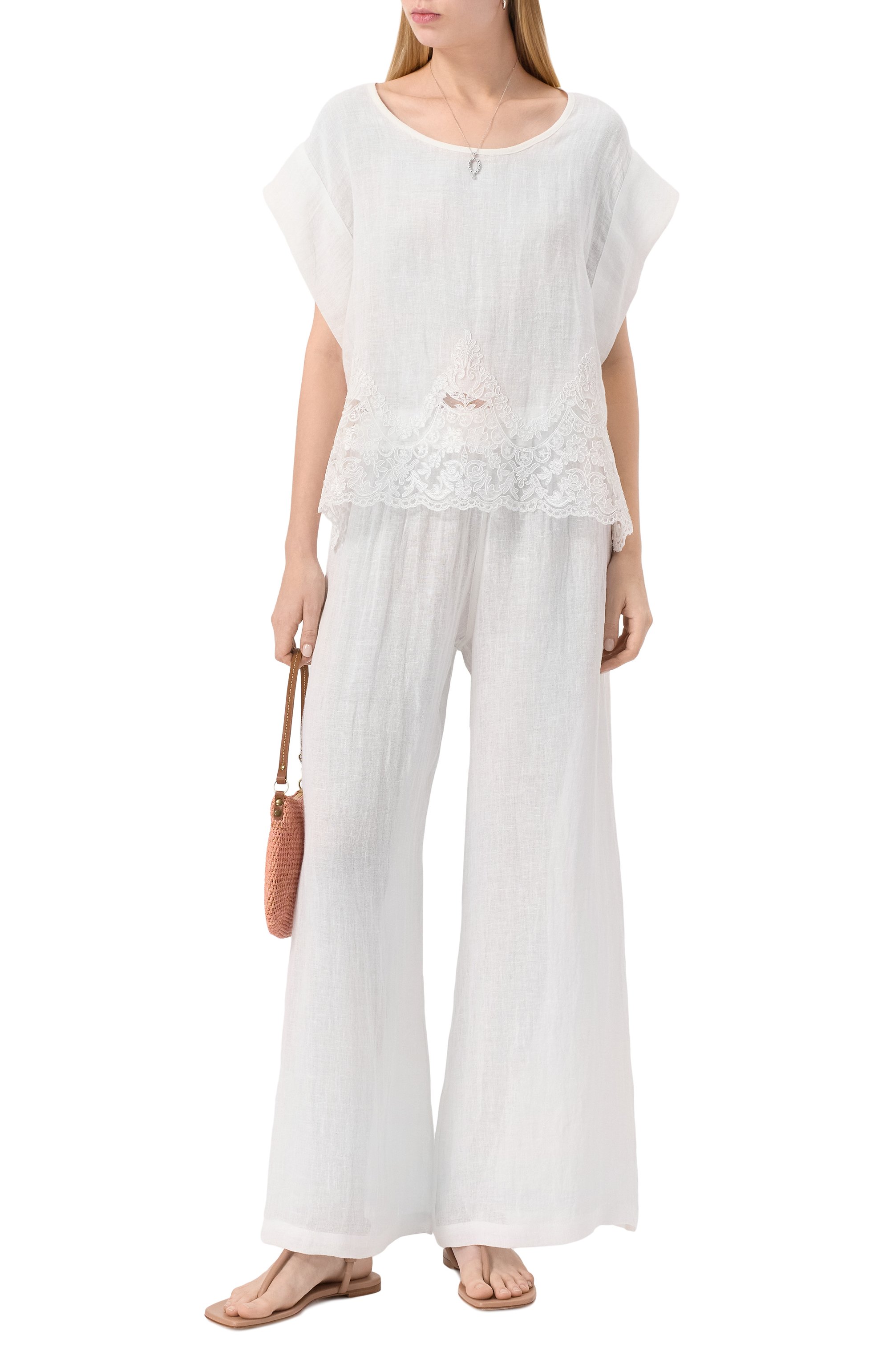 Топ изо льна и вискозы MAURIZIO, арт. W08412179, фото 2