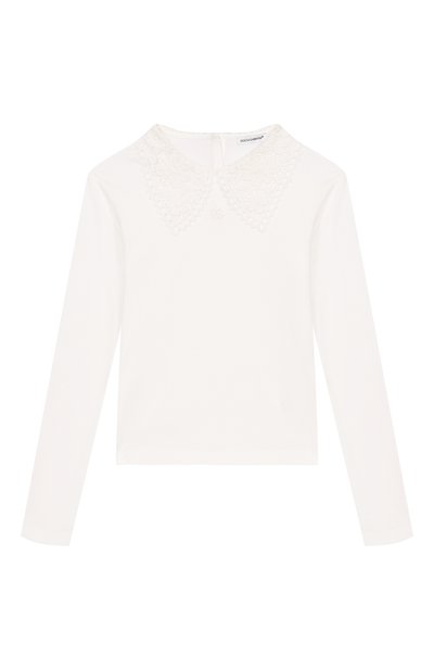 Хлопковый лонгслив DOLCE & GABBANA, арт. L5JTMT/G7Q1E_001