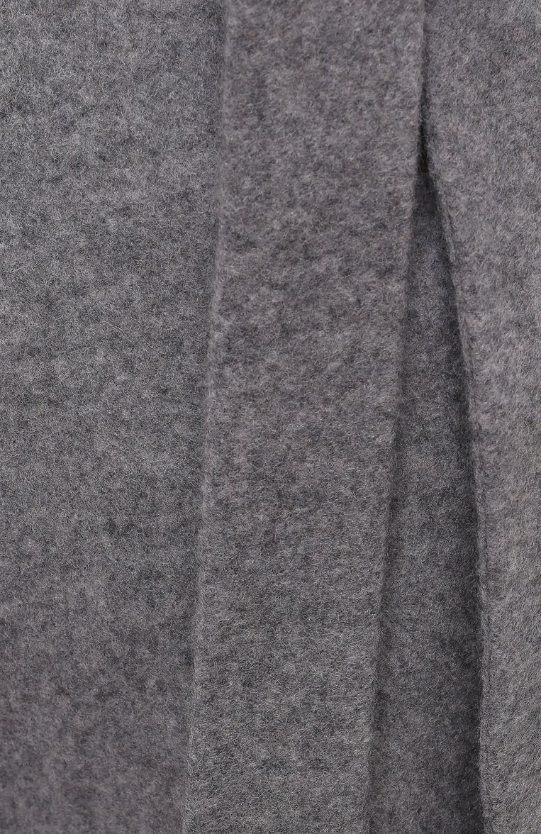 Женские брюки из кашемира и шерсти ZEGNA серого цвета, арт. 287146/630SNP | Фото 5 (Материал внешний: Шерсть, Кашемир; Длина (брюки, джинсы): Удлиненные; Женское Кросс-КТ: Брюки-одежда; Силуэт Ж (брюки и джинсы): Прямые; Стили: Кэжуэл; Драгоценные камни: Проставлено; Материал сплава: Проставлено)