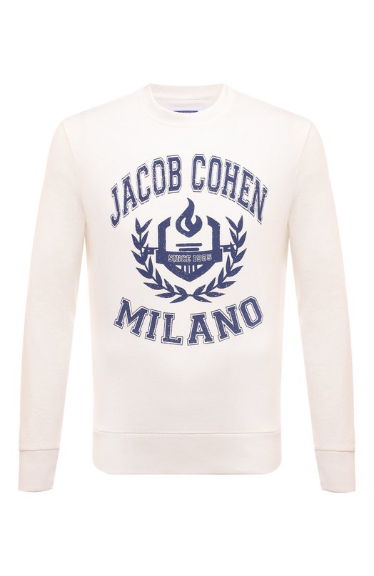

Хлопковый свитшот Jacob Cohen, Белый