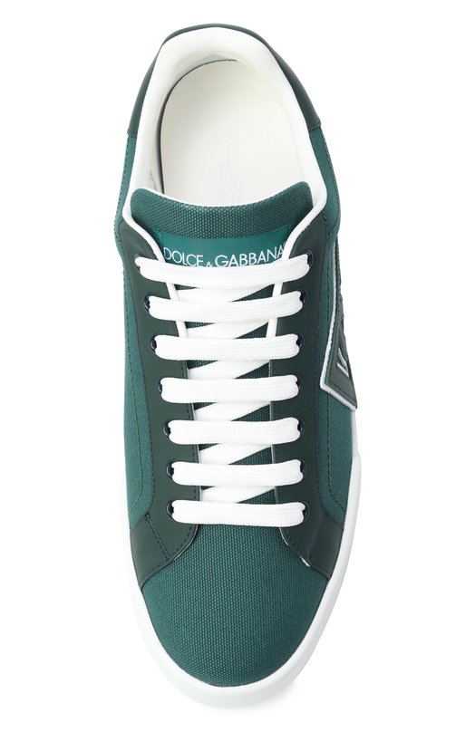 Комбинированные кеды Portofino Light Strobel Dolce & Gabbana CS2343/AE629 Зелёный  CS2343/AE629 Фото 6