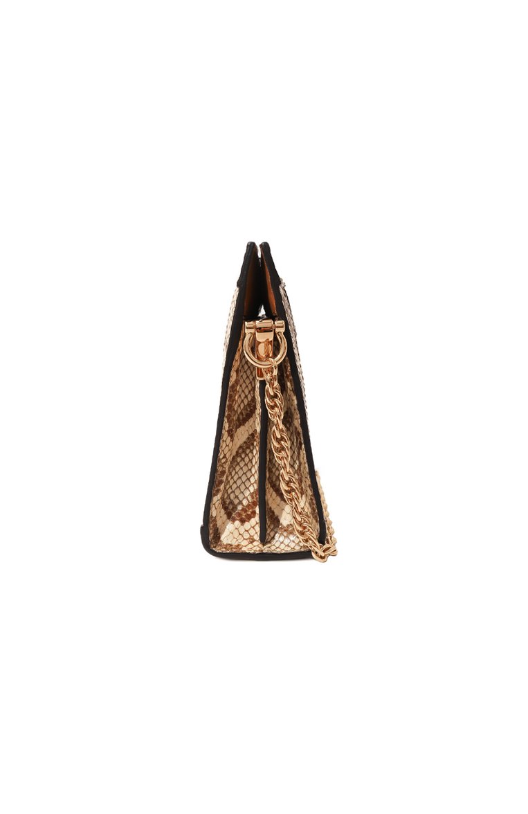 Женская сумка ophidia GUCCI кремвого цвета, арт. 503877 974CG | Фото 4 (Сумки-технические: Сумки через плечо; Материал сплава: Проставлено; Материал: Растительное волокно; Ремень/цепочка: На ремешке; Драгоценные камни: Проставлено; Размер: small)