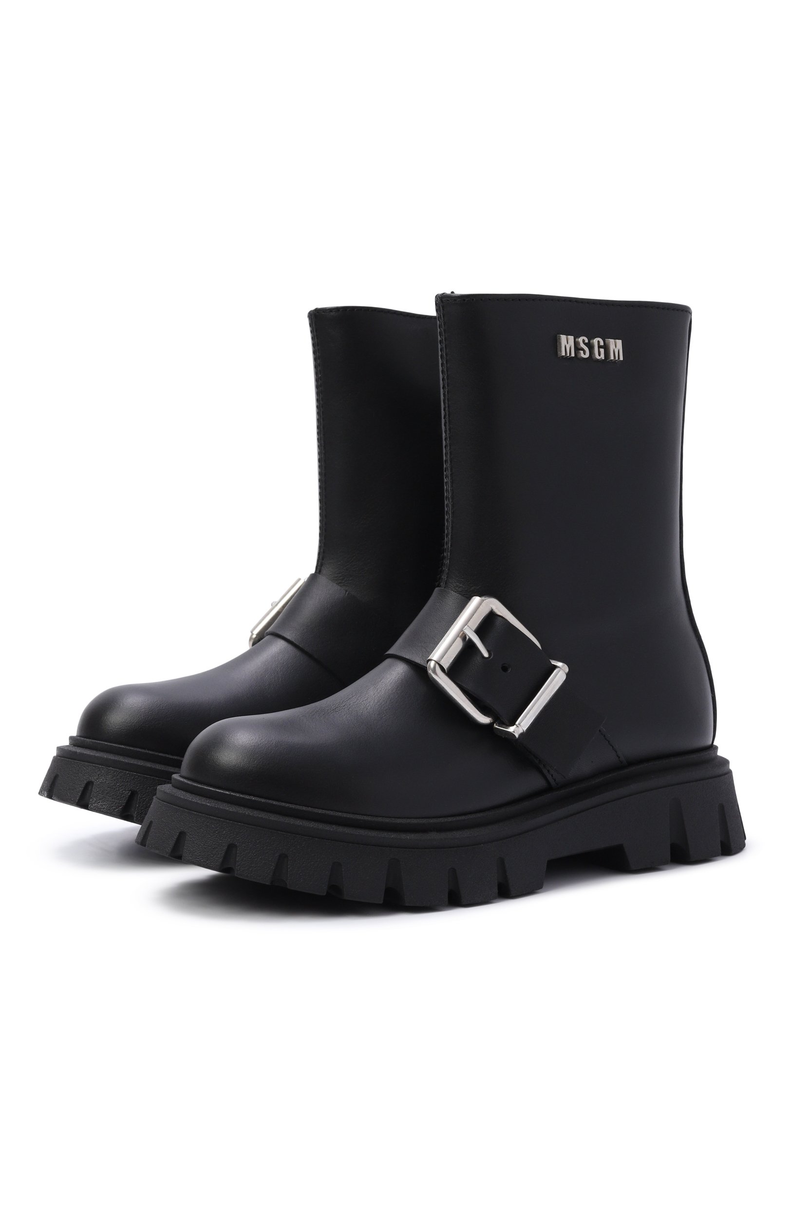 MSGM kids Кожаные полусапоги
