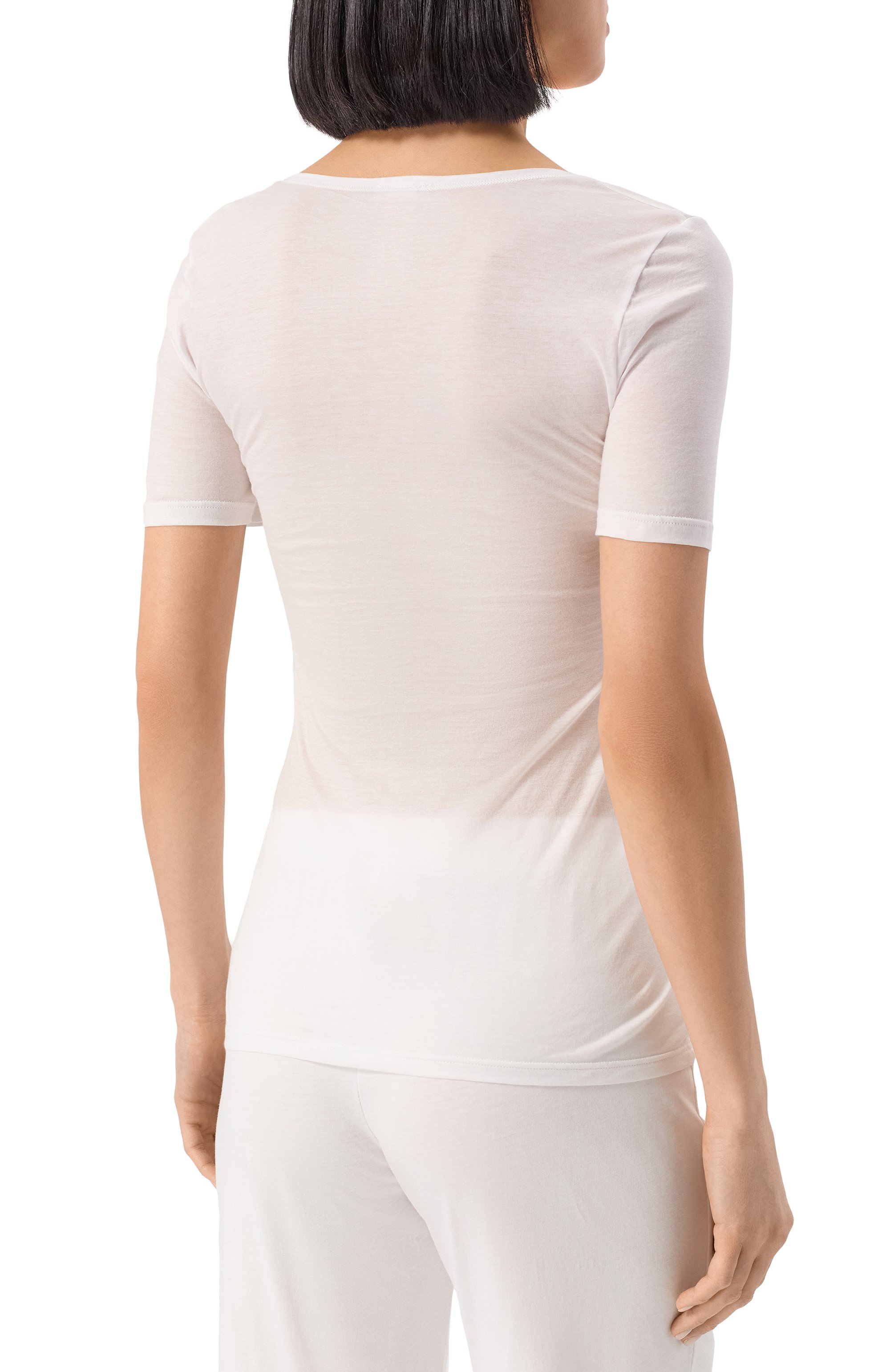 Хлопковая футболка HANRO, арт. 071827, фото 4